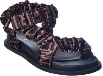 Fendi Feel Satin Sandal