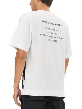 Dries Van Noten Logo Print T-Shirt - White