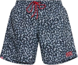 Diesel Sport-41-D-Core Zwemshorts - Heren - Strandmode - Blauw - L - Polyester - Badmode