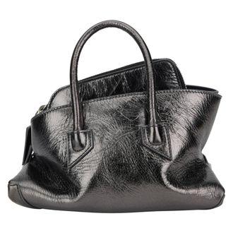 The Attico Dames, Tassen, Zwart, Maat: ONE Size Leer