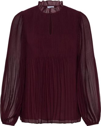 Saint Tropez Blouse - Dames - Blouses & Shirts - Rood - Maat: XS