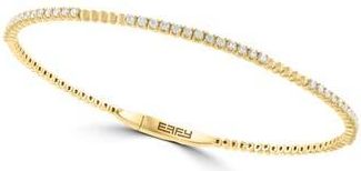 Effy 14K Gold Plated Sterling Silver Lab Grown Diamond Bracelet at Nordstrom Rack, Size 7.5
