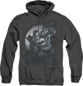 Gildan Batman Spotlight Adult Heather Hoodie / Hooded Sweatshirt