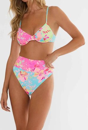 Beach Riot Womens Camilla Top In Bloom Lagoon