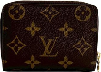 Louis Vuitton Brown Leather Pvc Wallet (Bi-Fold) (Pre-Owned)