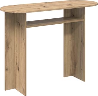 vidaXL Mesa Consola Roble Artisan 100 X 39,5 X 75 Cm Vidaxl