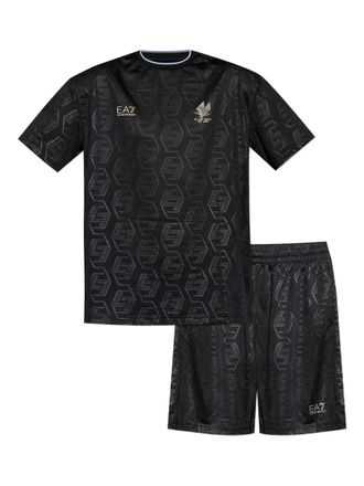 Emporio Armani patterned short-sleeve T-shirt (set of two) - Black