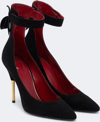 Valentino Garavani Fatale suede pumps