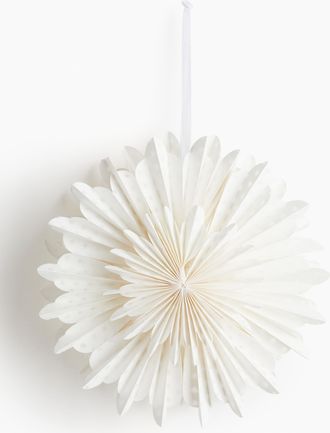 H&M Sternförmiger Lampenschirm aus Papier - White