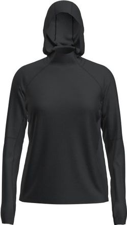 Icebreaker 150 MerinoFine Ace L/S Hoodie Merinoshirt f&uuml;r Damen | schwarz