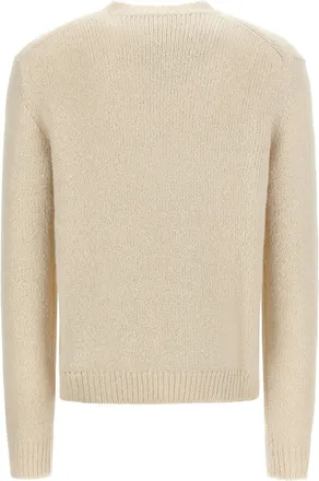 Jil Sander Alpaca Wool Blend Sweater - Cream