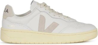 Veja V-90 Leather Low-Top Sneakers, Brand Size 35 ( US Size 4 )