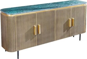 Global Interiors Design Tischlampe Zea ø 40 x 61 cm, Braun