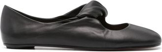 Alexander McQueen Zwarte Sneakers voor Modieuze Vrouwen - Dames - Ballerinas - Zwart - 37 1/2 EU - Leer - Schoenen