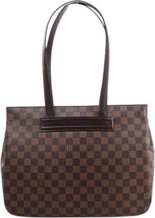 Louis Vuitton Pre-owned Tote Bags, female, Brown, Size: ONE SIZE Pre-owned Parioli PM Shoulder Bag