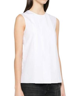 Marni White Sleeveless Blouse Size M