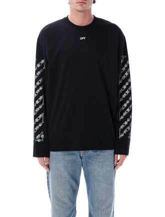 Off-white Chain Arrow Diag Skate T-Shirt