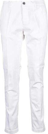 Mason's Stretch Chino Trousers - White