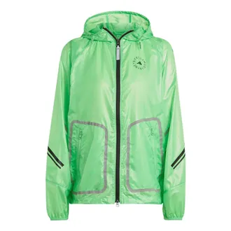 adidas (WMNS) adidas by Stella McCartney TruePace Running Jacket Asia Sizing Green HR2213