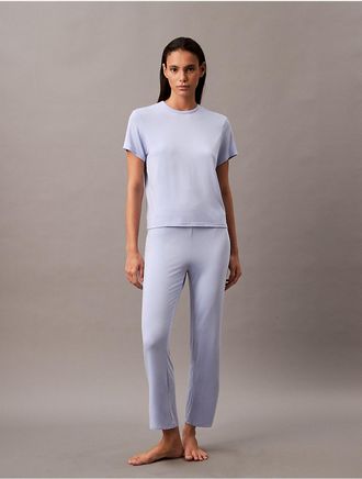 Calvin Klein Womens Ultra Soft Modal Pant - Purple - XS