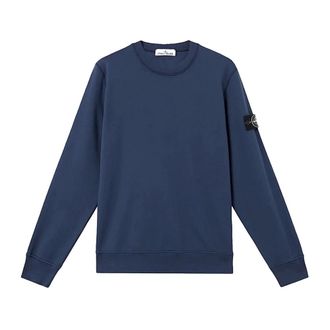 Stone Island Sweatshirts, male, Blue, Size: XL Maglia