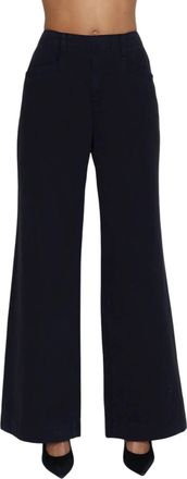 Pistola Denim Jasmine High Rise Wide Leg Trouser In Black