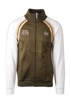 Sergio Tacchini GHIBLI DAVIS TRACK TOP DARK OLIVE/GARDENIA/MOJAVE DES