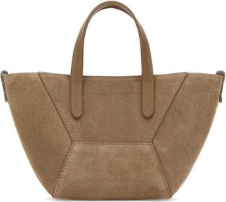 Brunello Cucinelli Biscuit Suede Handbag