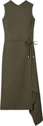 Tory Burch Green Wrap Dress - female - Tory Burch - Midi Dresses - Green - S - Dresses