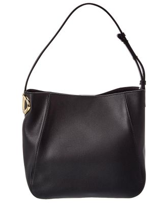 Valentino Vlogo Signature Leather Shoulder Bag
