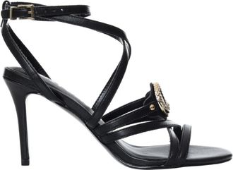 Just Cavalli Sandalen - Dames - Sandalen met hakken - Zwart - 39 EU - Schoenen