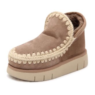 Mou Winter Boots, female, Beige, Size: 10 US Eskimo Bounce Sneaker