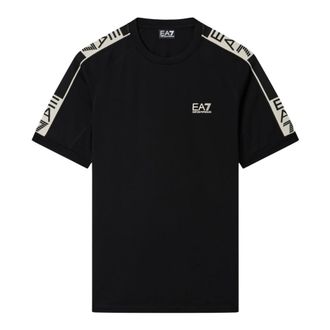 Emporio Armani T-Shirts, male, Black, Size: 2XL Short Sleeve T-Shirts