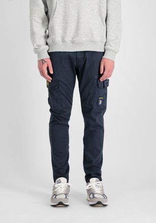 Alpha Industries Cargohose ALPHA INDUSTRIES Petrol Patch Pant, Herren, Gr. 30, Normalgr&ouml;ssen, blau (ultra navy), Obermaterial: 98% Baumwolle, 2% Elastan; Futter: 100% 
