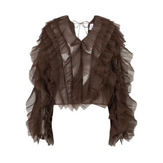 Dante6 Phora Top - Dames - Blouses & Shirts - Bruin - Maat: S