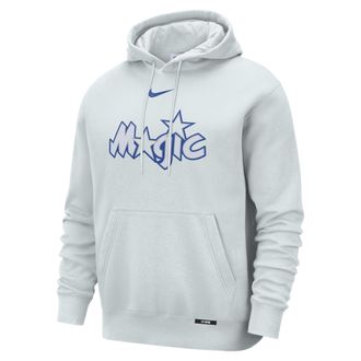 Nike Orlando Magic City Edition Nike Mens Basketball Club Pull-Over Hoodie in Grey | HQ8875-043