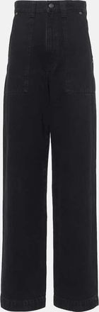 Khaite Hewitt high-rise straight jeans