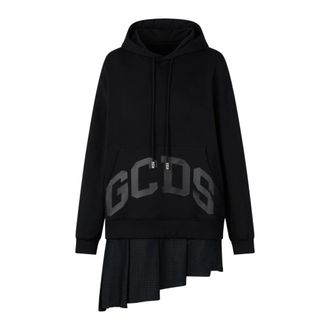 GCDS Gcds, Dames, Jurken, Zwart, Maat: 2XS