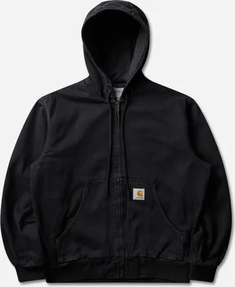 Carhartt Work in Progress Men s OG Active Jacket Black (Stone Washed)