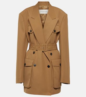 Dries Van Noten Giacca doppiopetto in gabardine
