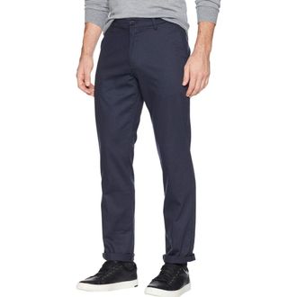 Dockers Signature Khakis Pants Mens Navy Blue Straight Leg Slim Fit UPS1019