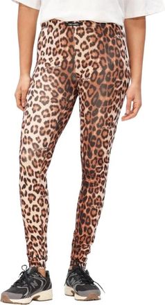 ALIX The Label Alix The Label, Broeken, Dames, Veelkleurig, XS, Polyester, Knitted Leopard Legging