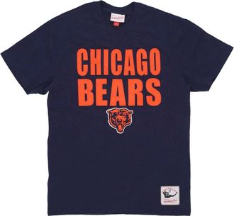 Mitchell & Ness Hombre, Camisetas, Azul, Talla: XL