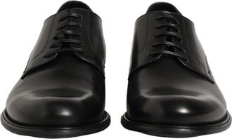 Dolce & Gabbana Calfskin Leather Derby - Black