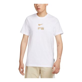 Nike Sportswear T-Shirt White Gold FD1245-100