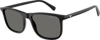 Emporio Armani Ea 4280 Zonnebril - Heren - Zonnebrillen - Zwart - 54 MM - Accessoires