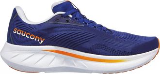Saucony Mens Ride 18 Running Shoes In Azurite/peel