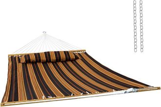 Sunnydaze Xl 2-Person Quilted Outdoor Hammock With Spreader Bars
