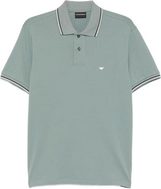Emporio Armani Logo Cotton Polo Shirt