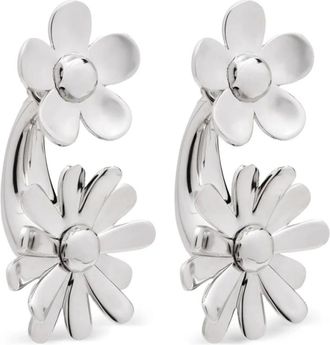 Marc Jacobs Earrings, female, Gray, Size: ONE SIZE Daisy Wild Statement Earring